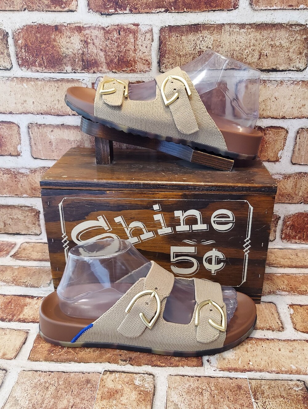 Pre-owned Rothys The Buckle Slide